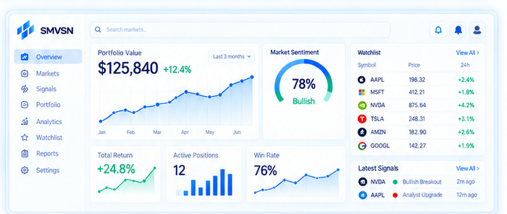 SMVSN dashboard interface